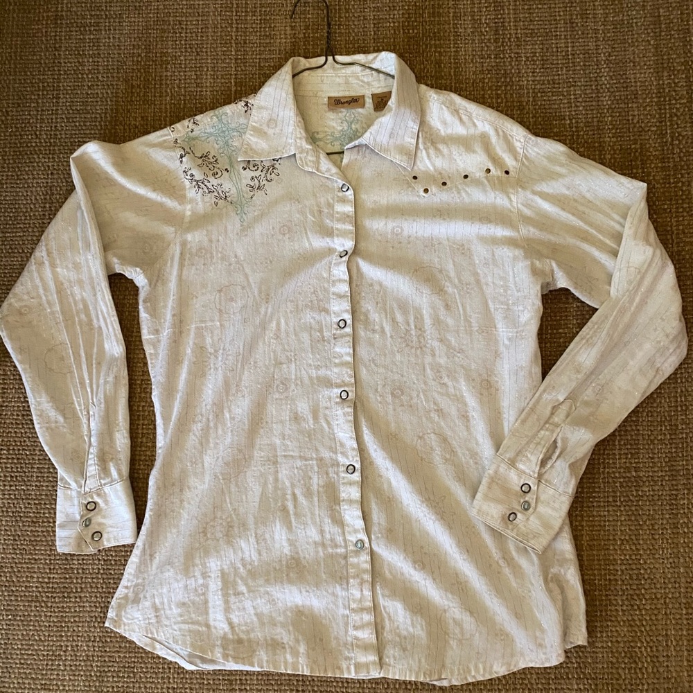 Wrangler Long Sleeve Western Shirt